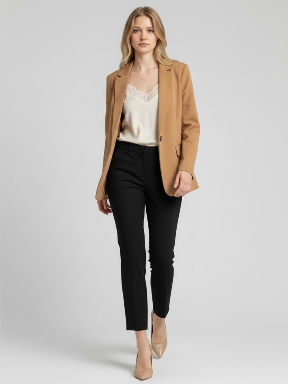Ricki’s Black Cigarette Trousers Slim Ankle Cropped Pants Size 0